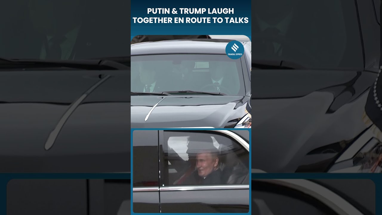 Trump Putin Alaska Summit And Share A Laugh On Way To