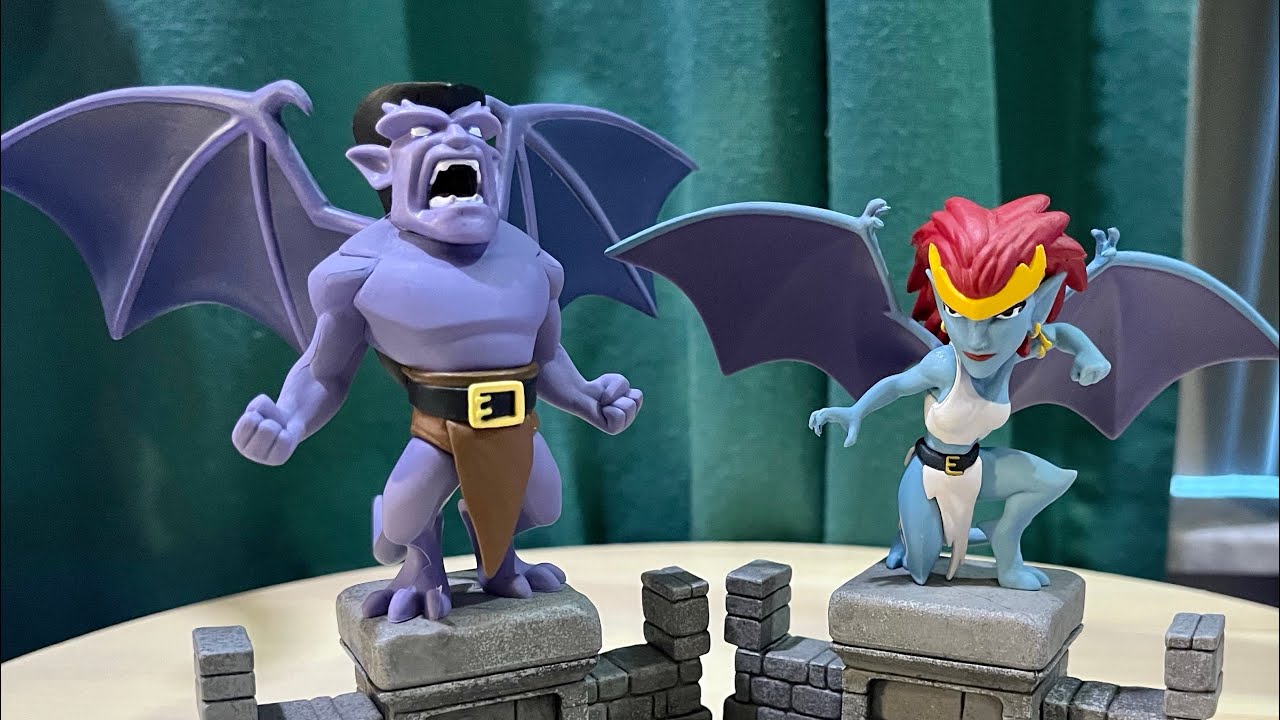 QMX Demona and Goliath Gargoyles Q-figs