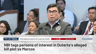 NBI tags persons of interest in Duterte’s alleged kill plot vs Marcos