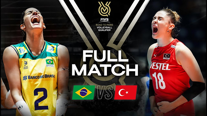 ๐ง๐ท BRA vs ๐น๐ท TUR - Paris 2024 Olympic Qualification Tournament | Full Match - Volleyball