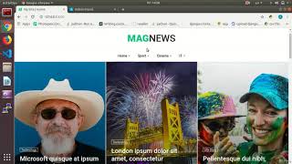 Menu | Python and Django