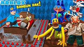 BUAT PERTAHANAN!!! KAMARKU DI SERANG MONSTER YANG INGIN MEMAKAN PANDU GAMING DAN PAK UNAT DI ROBLOX!