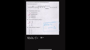 Conditional Expectation in Multinomial Distribution | UPSC ISS 2025 Paper-1 |Problem-41 | RitwikMath