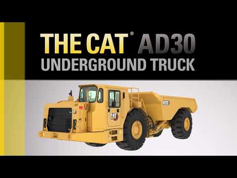 Experience the Cat® AD30 Underground Truck