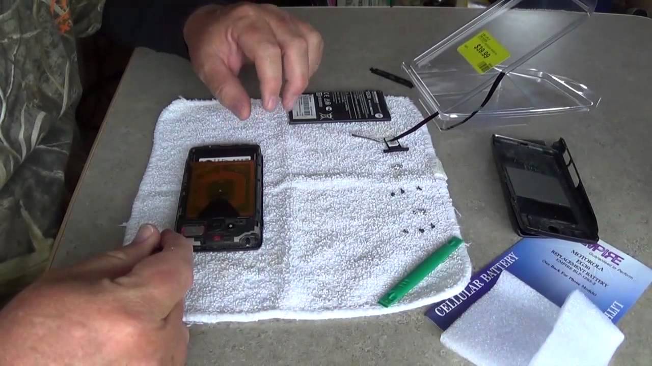 How To Replace Droid Mini Battery Eg30 - Full Length Video - Actual Time