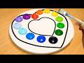 Easy Rainbow Heart Landscape Art🌈❤️ Acrylic Painting Tutorial (Beginner)