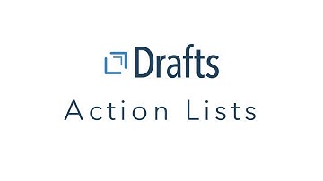 Action Lists | Getting to Know Drafts with David Sparks