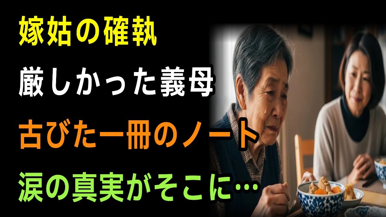 心を込めて少ない義母のノート。文を読む瞬間涙を止めることができなかった。