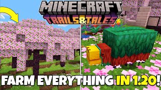 EVERY New FARM In Minecraft 1.20 Trails & Tales Update!