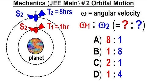 JEE Main Physics Mechanics #2 Orbital Motion