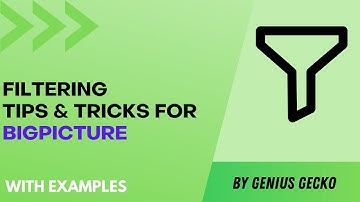How to stop looking for tasks in BigPicture and start finding them?