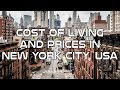 Cost of Living and Prices in New York City, USA