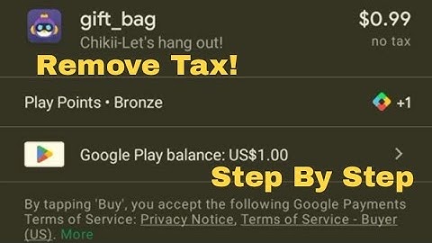 How To Remove Tax From Google Play Store || Gaming Complex.