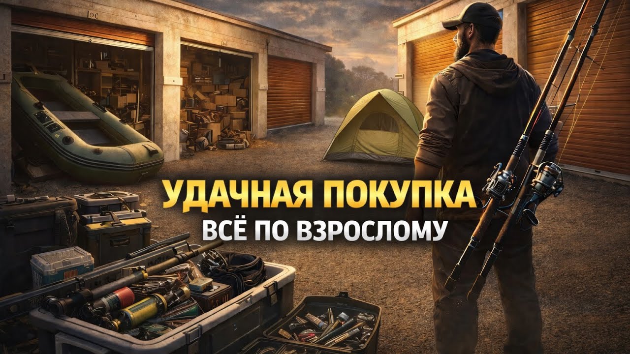 Повезло с покупкой💪 Гараж охотника-рыболова - Аукцион Контейнеров США Колорадо 