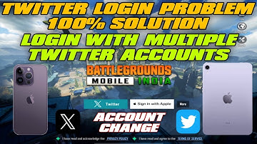HOW TO LOGIN SECOND TWITTER ACCOUNT IN IPHONE & IPAD ✅ HOW TO CHANGE TWITTER ACCOUNT IN IOS BGMI