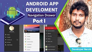 Android Bangla Tutorial how to created navigation drawer android