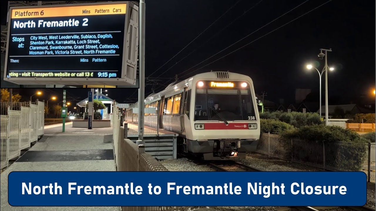 Fremantle Line North Fremantle to Fremantle Night Closure
