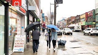 Rain Walk in FLUSHING, Queens New York City in 2021【4K】