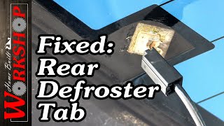 How To Repair a Rear Window Defogger 
