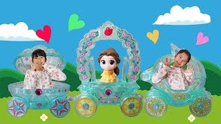 ○普段遊び○まーひめ？おーひめ？人形劇ありww ディズニープリンセス