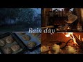 فلوق شتوي يوم ممطر يناير Rainy Day Winter Vlog 