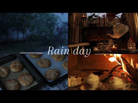 فلوق شتوي يوم ممطر يناير Rainy Day Winter Vlog 