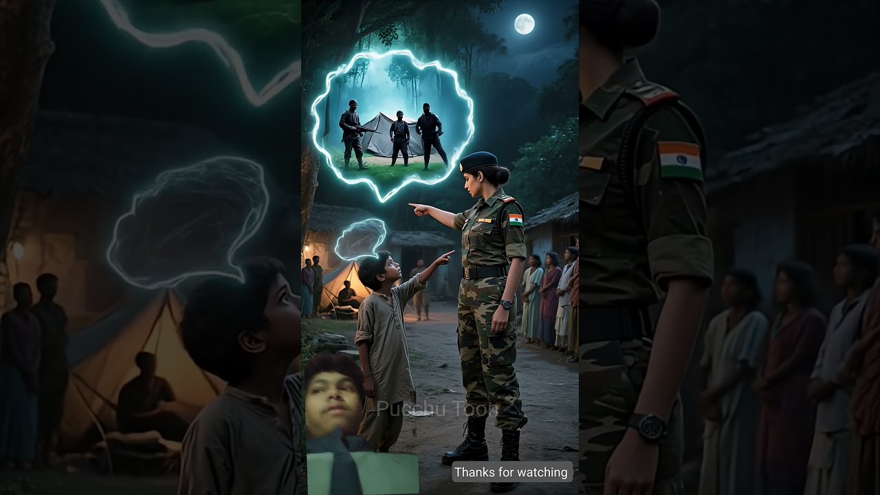 The Fearless Lady Officer vs The Drones #army #shortsfeed #ai#fauji#shorts