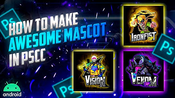 How to make gaming mascot 2021 || Including pack || android tutorial pscc