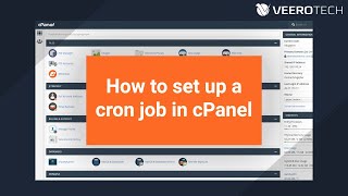 cpanel cron jobs - how to set up a cron job in your cpanel hosting account