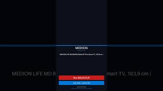 MEDION LIFE MD 865900 MiniLED TiVo Smart-TV, 163,9 cm (65'') Smart TV kaufen 2026 | #Shorts