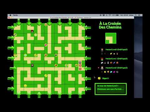 Une petite démonstration du jeu Java Labyrinthe/A La Croisée des Chemins