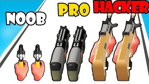 NOOB vs PRO vs HACKER - Bullet Hole Part 1 | Gamplay Satisfying Games (Android,iOS)