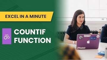 How to use COUNTIF Function  by EXCEL IN A MINUTE  Solution