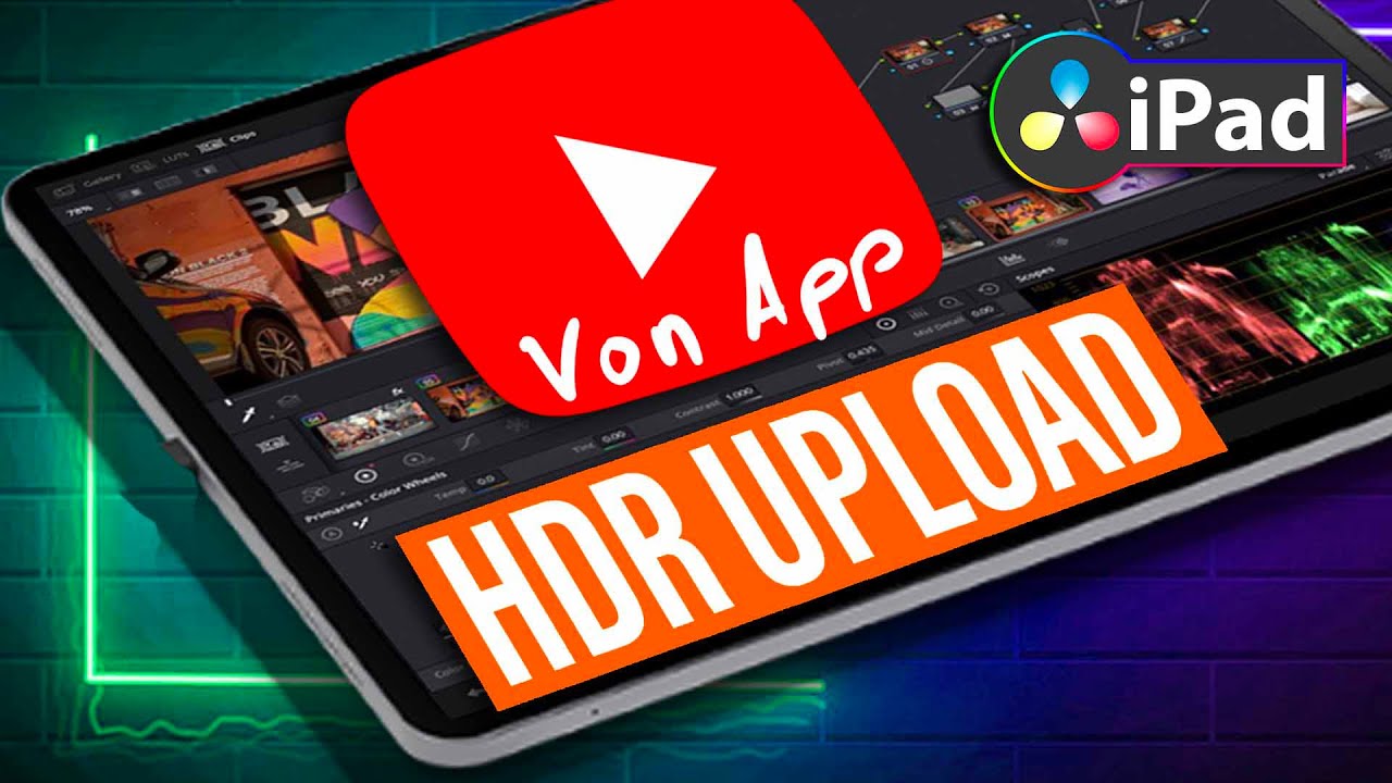 HDR Videos vom iPad direkt aus der YouTube App hochladen! YouTube