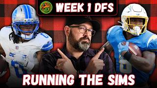 NFL DFS Week 1 DraftKings Strategy And Picks  Run The Sims With A Milly Maker Winner