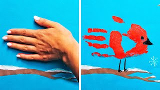 31 FUN AND EASY HAND ART IDEAS