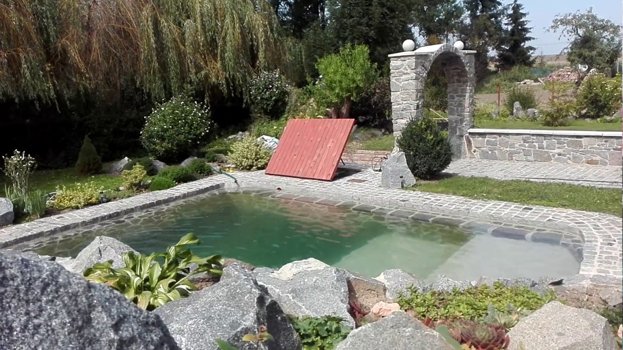 Jezírko + filtrace domaci výroby