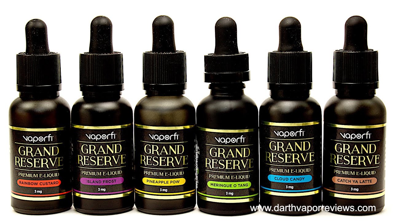 Vaporfi: Grand Reserve E-Liquid Line Review