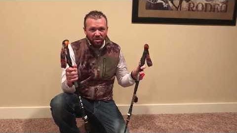 Quick Tip - Trekking Poles as Shooting Sticks (Viking Tactics Sling)