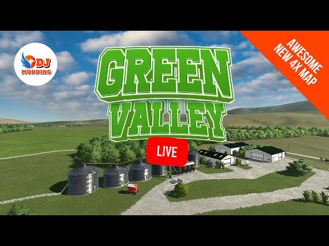 🔴 NEW MAP! - Checking Out Green Valley by DJ Modding - Farming Simulator 22