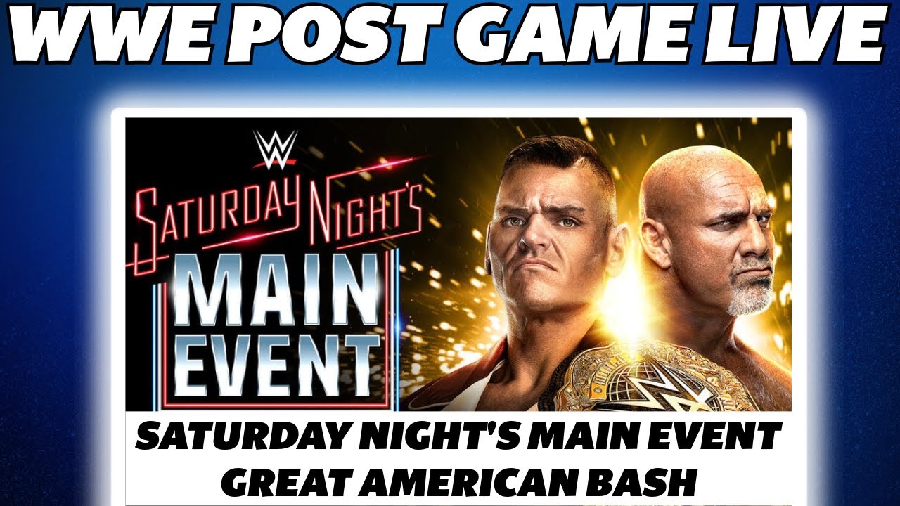 Goldberg's retirement match  | SNME + Great American Bash recaps | WWE Post Game Live