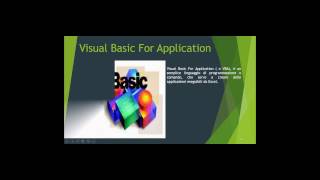 introduzione al visual basic for application