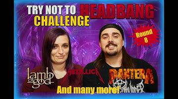 MUSCLE STIMULATOR Try Not To Headbang Challenge (Round 8) Couples Reaction