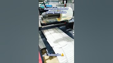 Automatic window gluing machines can quickly glue clear PVC transparent windows on paper boxes.