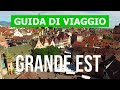 Viaggio a Grand Est, Francia | Città di Strasburgo, Reims, Metz, Troyes, Colmar | Drone 4k video