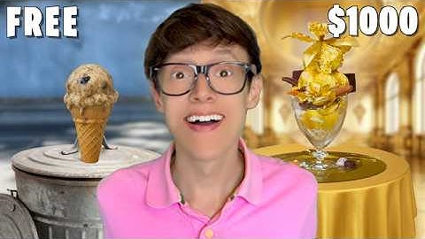 FREE vs. $1,000 ice Cream 🍦(1.4)