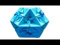 Оригами кубооктаэдр. Многогранник из бумаги. Cuboctahedron