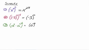 Power Rule for Exponents
