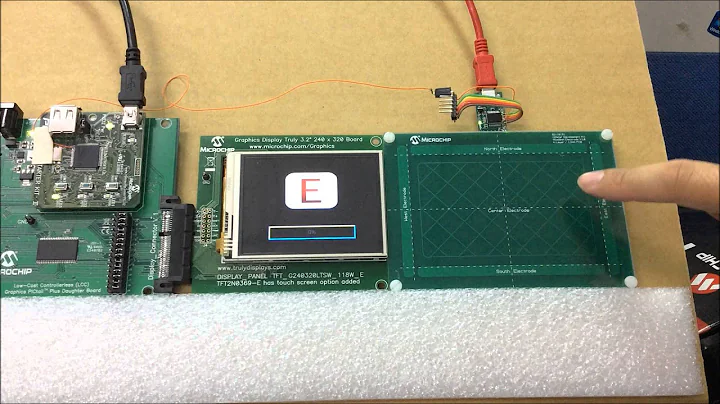 MGC3130 3D Tracking and Gesture with Microchip LCC Graphics Demo