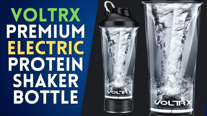 VOLTRX Premium Electric Protein Shaker Bottle, Made with Tritan - BPA Free - 24 oz